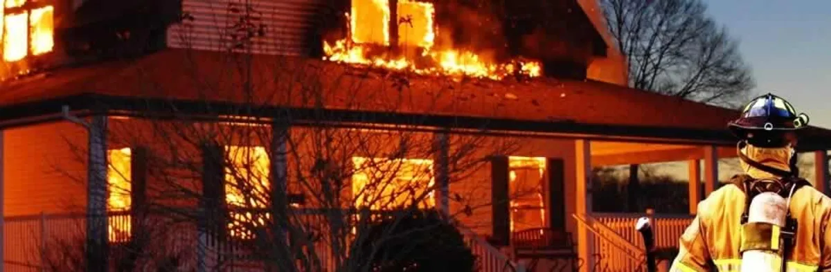 fire damage repair emergency response at a residential property affected by an active house fire in Cincinnati, OH
